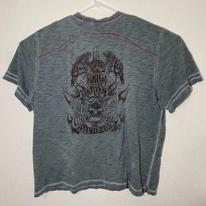 Harley Davidson Mens Gray Graphic T Shirt